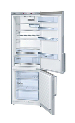 Bosch KGE49BI30G Fridge Freezer, A++ Energy Rating, 70cm Wide, Stainless Steel Look